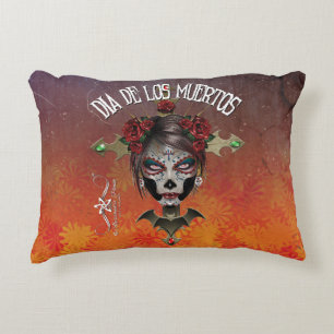D.D.L.M. La Catrina Accent Pillow