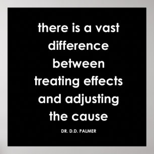 D.D. Palmer - Chiropractic Quote Series Print