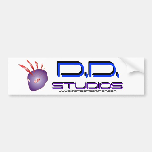 D.D. studios sticker 2 (Front)