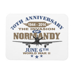 D-Day 70th Anniversary Battle of Normandy Magnet