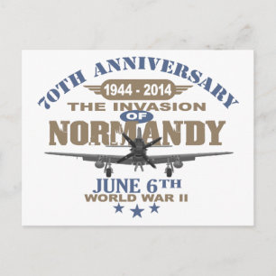 D-Day 70th Anniversary Battle of Normandy Postcard