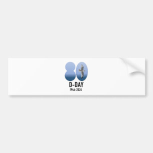 D-Day 80 - 1944-2024 Bumper Sticker