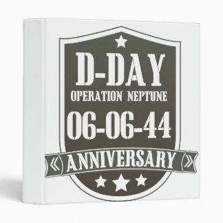 D-Day Anniversary Badge Binder