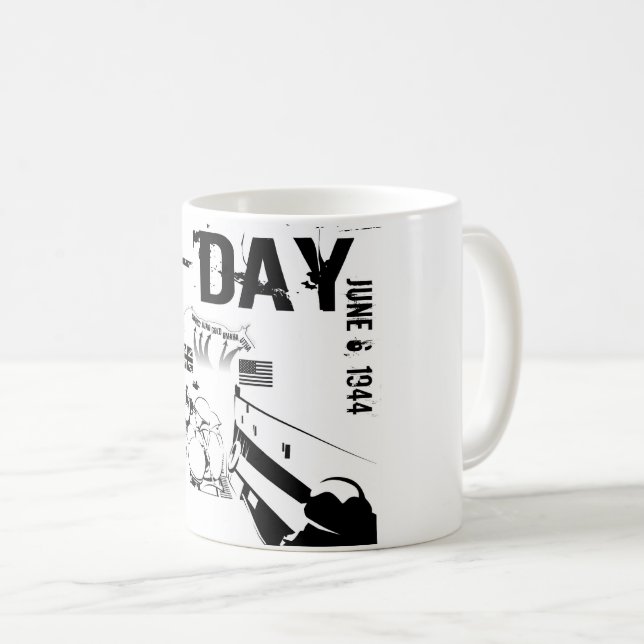 D-DAY June 6, 1944 Coffee Mug (Front Right)