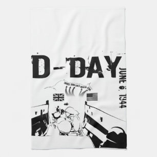 D-DAY June 6, 1944 Kitchen Towel