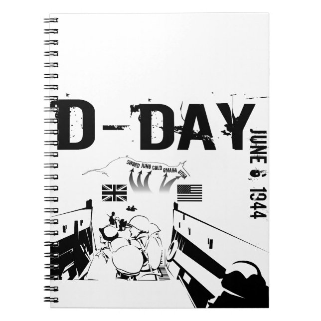 D-DAY June 6, 1944 Notebook (Front)