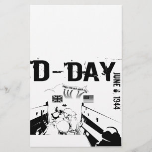 D-DAY June 6, 1944 Stationery