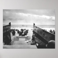 D-Day Poster - Omaha Beach