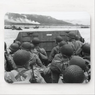 D-Day Soldiers In A Higgins Boat Mouse Pad