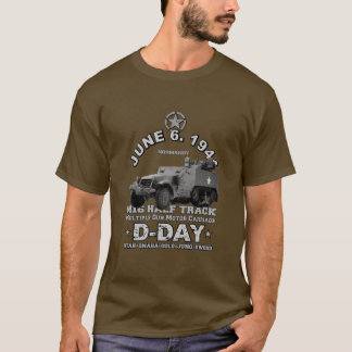 D-Day Veterans day M16 Half Track T-Shirt