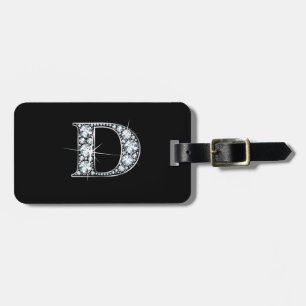 D "Diamond Bling" Luggage Tag