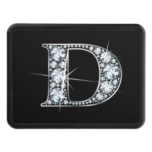 D "Diamond Bling" Trailer Hitch Cover