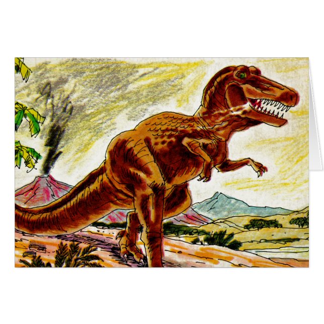 D est pour Dinosaur (Devant horizontal)