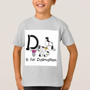 D est pour le T-shirts et les cadeaux de Dalmation