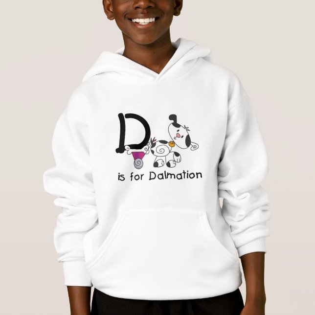 D est pour le T-shirts et les cadeaux de Dalmation (Devant)