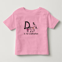 D est pour le T-shirts et les cadeaux de Dalmation