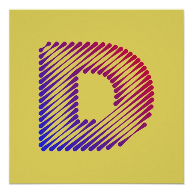 D FOR DONALD POSTER (Front)
