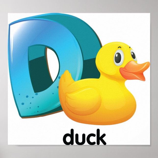 D For Duck Poster (Front)