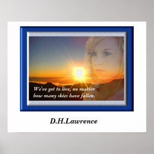 D. H. Lawrence - Quote Poster