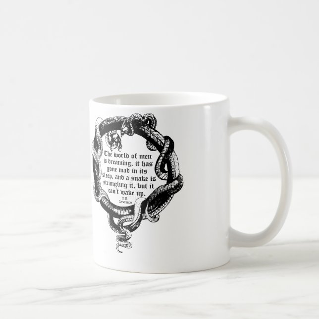 D.H. Tasse de citation de Lawrence, tasse de (Droite)