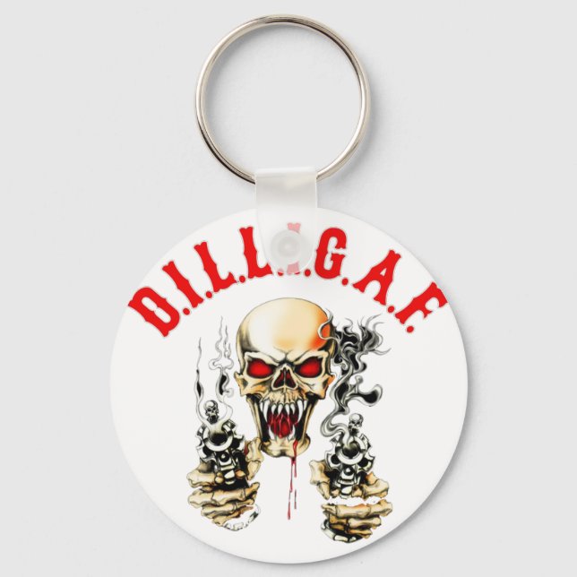 D.I.L.L.I.G.A.F. KEYCHAIN (Front)