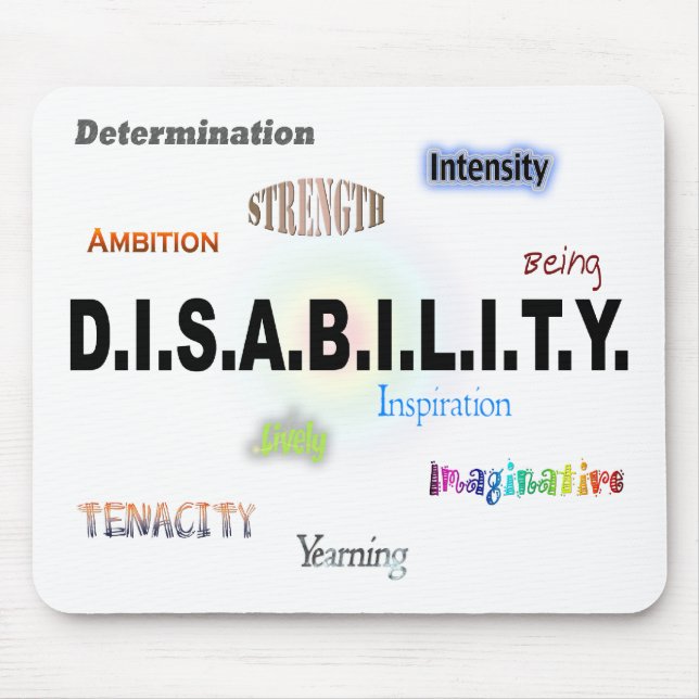 D.I.S.A.B.I.L.T.Y. MOUSE PAD (Front)