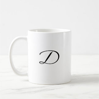 D initial Accent Coffee Mug-Mother's Day Gift-Gift Coffee Mug