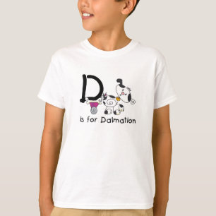 D is for Dalmation T-shirts and Gifts