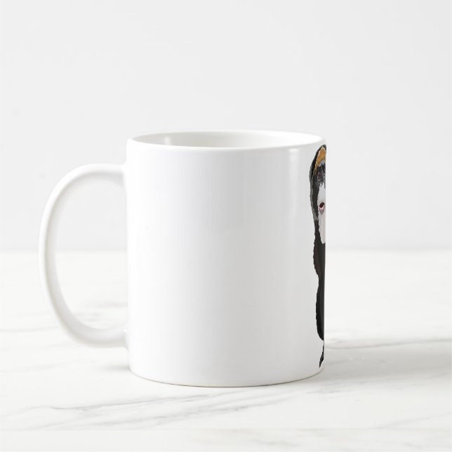 D is for De Brazza's Monkey Coffee Mug (Left)
