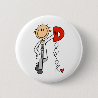 D is for Doctor 2 Inch Round Button