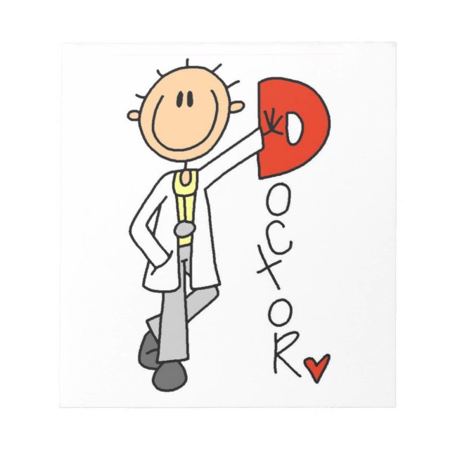 D is for Doctor Notepad (Front)