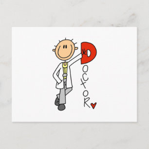 D is for Doctor Postcard