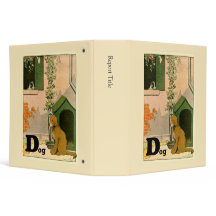 D is for Dog Golden Retriever and Terrier Alphabet