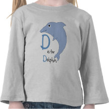 D is for Dolphin T shirt