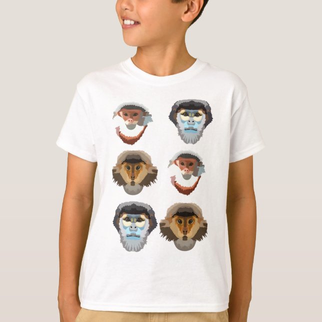 D is for Douc Langur Monkey T-Shirt (Front)