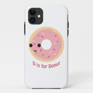 D is for Doughnut iPhone 11 Case