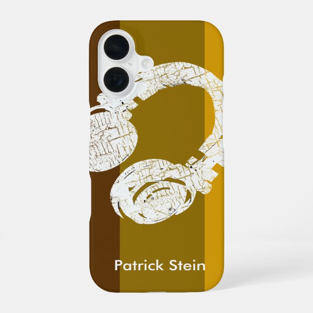 d.j./dj/deejay iPhone 16 case (Back)