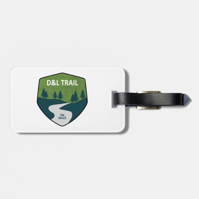 D&L Trail Pennsylvania Luggage Tag (Back Horizontal)