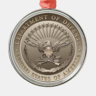 D.O.D Government Emblem Metal Ornament