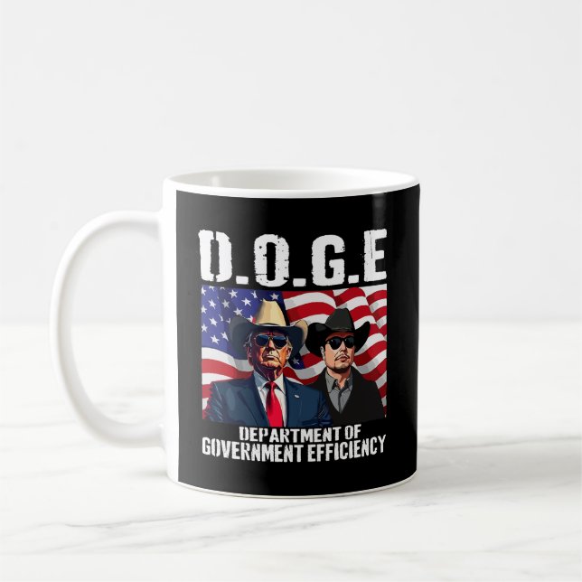 D.O.G.E Department Of Government Efficiency Coffee Mug (Left)