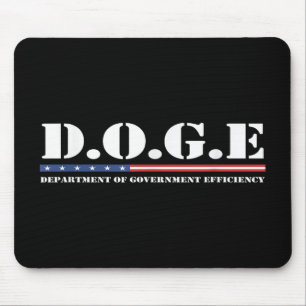 D.o.g.e. Department Of Government Efficiency Funny Mouse Pad