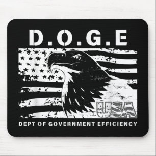 D.o.g.e. Department Of Government Efficiency Funny Mouse Pad