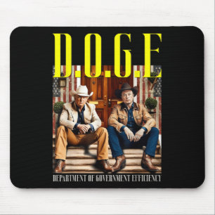 D.o.g.e. Department Of Government Efficiency Tee Mouse Pad