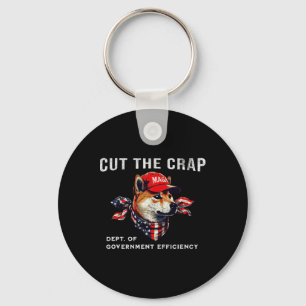 D.o.g.e. Dept Of Government Efficiency Cut The Cra Keychain