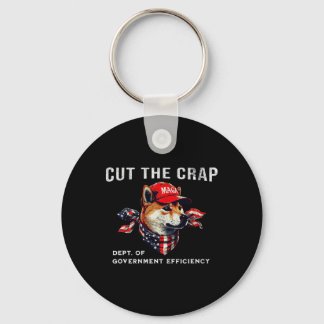 D.o.g.e. Dept Of Government Efficiency Cut The Cra Keychain