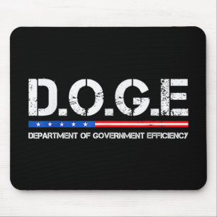 D.o.g.e Doge Department Of Government Efficiency Mouse Pad