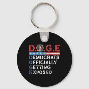 D.o.g.e Doge Department Of Government Efficiency T Keychain