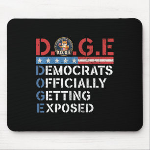 D.o.g.e Doge Department Of Government Efficiency T Mouse Pad