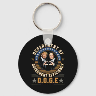 D.o.g.e Doge Department Of Government Efficiency U Keychain