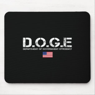D.o.g.e Doge Department Of Government Efficiency U Mouse Pad